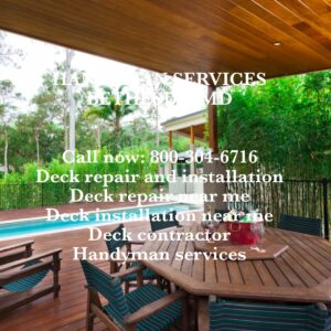 Deck repair and installation