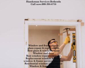 window wood door & frame repair